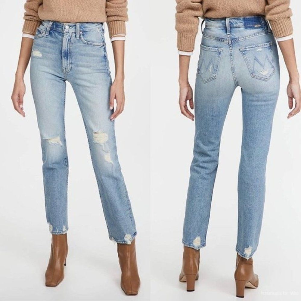 Mother Superior High Waisted Rider Skimp Jeans